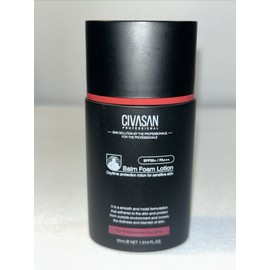Civasan Balm Foam Lotion SPF 50 +, Daytime Lotion For Sensitive Skin New No Box