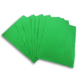 Acrylic Felt Sheets Craft Sewing DIY Set - Solid Color Sheet Packs - 9 x 12 inches - 8 Ct (Apple Green)