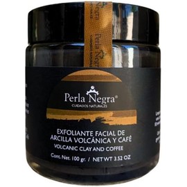 Perla Negra - Exfoliante corporal de Arcilla Volcánica y Café - Reafirmánte y tonificante - 100g