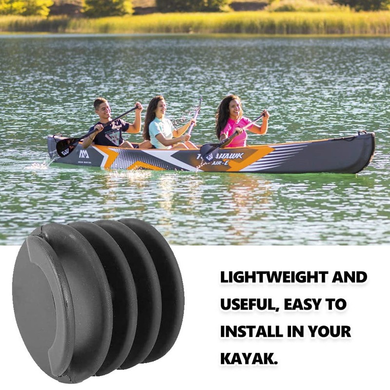 Dilwe 4Pcs/Lot Kayak Scupper Stopper Bung Drain Hole Plug For