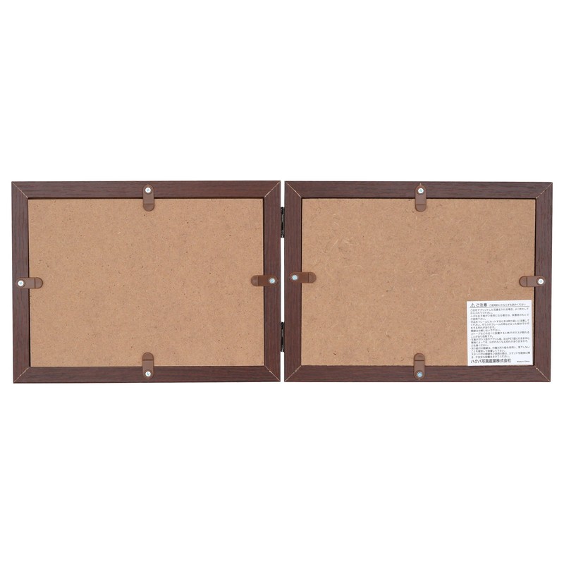ハクバ HAKUBA 木製 フォトフレーム テリア3 2Lサイズ 2面 ヨコ ブラウン FWTR3-BR2L2Y