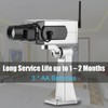 Bullet Dummy Fake Surveillance Security Camera Auto Movement Dummy Camera