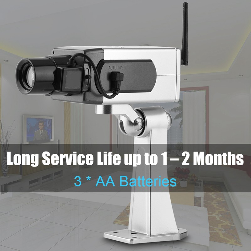 Bullet Dummy Fake Surveillance Security Camera Auto Movement Dummy Camera