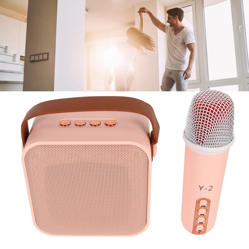 Mini Karaoke Machine Set Portable Bluetooth Speaker with 1 Wireless