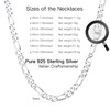Suplight Figaro Chain Sterling Silver 20 inch Mens Solid Neck