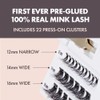 i-ENVY Press&Go 100% Real Mink Self-Adhesive Eyelashes, No Glue Needed