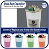 Appli Parts Dual Run Capacitor for ac 40+10 Mfd uF
