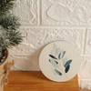 DARENYI 10 Pcs Natural Wood Discs 20cm - Unfinished Large