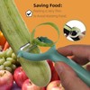 Trez Treamer 6-Piece Vegetable Peeler for Kitchen，Y Ceramic Peeler Potato