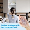 12 PCS Shelf Support Pegs, Adhesive Shelf Bracket, Cabinet Shelf