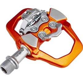 Xpedo Traverse Duo Pedals orange/silver 2018 Dirt Bike Pedals