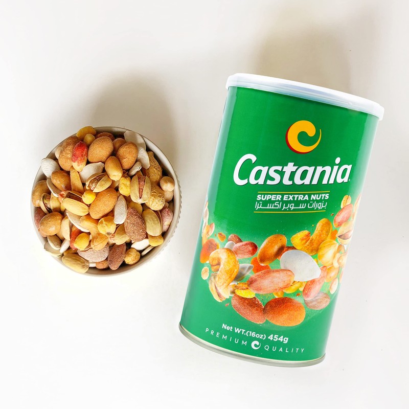 Castania Lebanese Mixed Nuts, Super Extra Mix with Pistachios, Almonds,