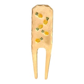 Dancing Pineapple Hand Stamped Forged Copper Golf Divot Tool by Sunfish