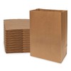 Brown Paper Bags - 1/8 BBL 100 Pack Kraft Paper