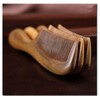 BEINY Natural Green Sandalwood Comb - Anti Static Wooden Hair