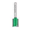 Trend CraftPro Straight Two Flute Router Cutter Bit, 1/4 Inch