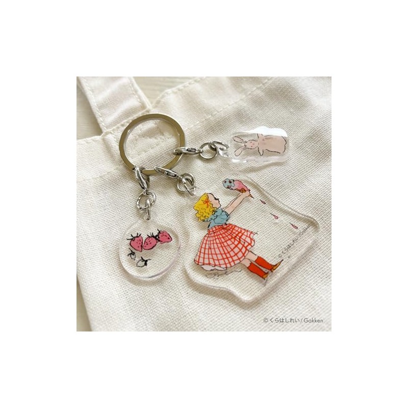 Gakken Stayful Kurashirei Acrylic Key Holder, Ice G08056