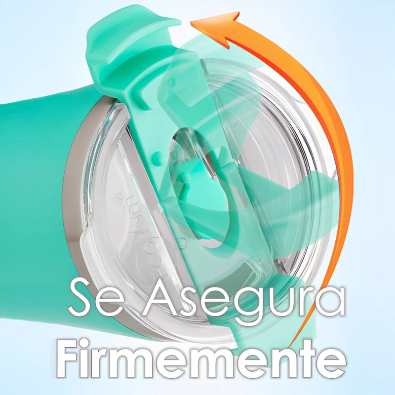Popyum 2 Vasos Térmicos Infantil Tapa Y Popote 13oz Antifuga