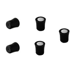 5 Magnetic Pin Backs for Enamel Pins (Black), Converts Pins into Refrigerator Magnets & Put Your Pins on Fridge for Seasonal Decorations and Gifts, Enamel Pins Not Included