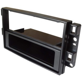 Aerzetix - Car Radio Adaptor Radio Fascia Frame Adaptor 1 DIN 2DIN Black