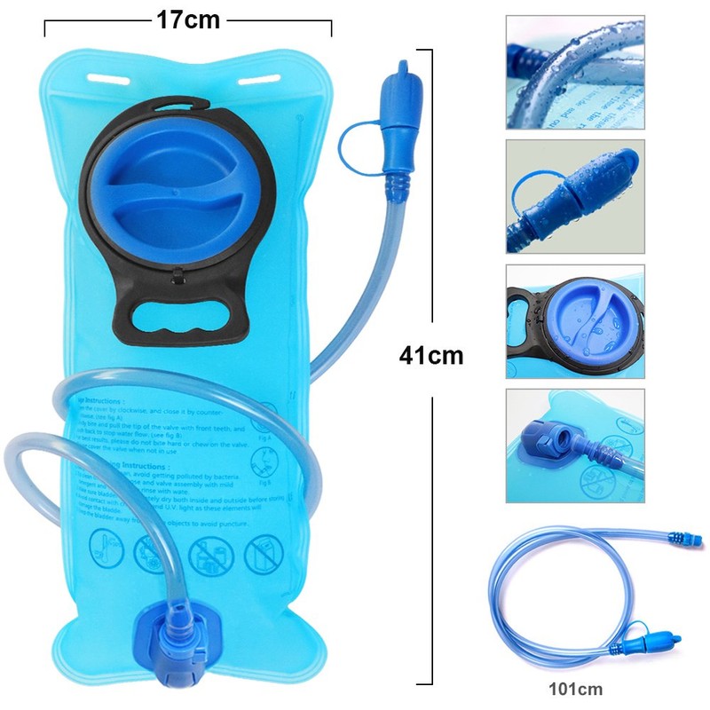 TEUEN Hydration Backpack with Hydration Bladder 2 l, Small Running