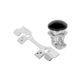 TCMT Fuel Door Push Button Gas Oil Cap Tank Fit For Harley 1992-2024 Touring Electra Glide Street Glide Ultra Limited Tour Glide Road Glide 2014-2025 Tri Glide Ultra