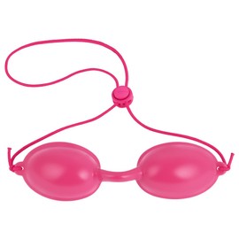 LOPHE UV Solarium Safety Glasses, Solarium Glasses with Elastic Band, Tanning Sunbed UV Eye Protection for Sunbed, Beauty, Beauty Instrument, Pink