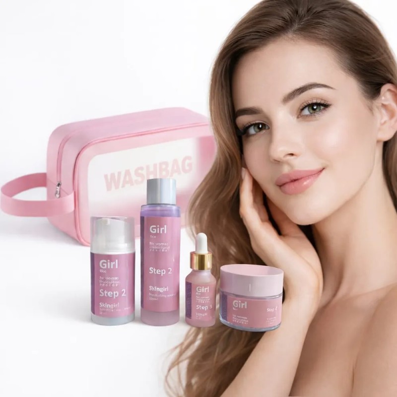 Skincare De Arroz Aclarante, Ilumina, Y Tersa La Piel Set