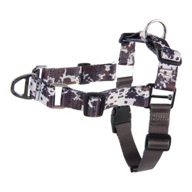 Hooey Nomad Walking Dog Harness, No-Pull Adjustable Harness for Dogs, Just Cow, Medium