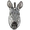 World Of Wonders African Zebra Head Mount Wall Statue Mini-Bust