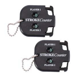 Libenxue 2Pcs Golf Stroke Counter, Mini Golf Shot Clicker Counter Portable Golf Shot Stroke Counter Clicker Golf Accessories for Outdoor Sport Games Scorekeep