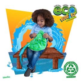 EcoBuddiez - Stingray from Deluxebase. Large Spotted Ray 67cm Soft Plush Animals made from Recycled Plastic Bottles. Eco-Friendly Cuddly Gift for Kids and Cute Stuffed Animal Toy for Toddlers.