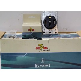 Cobra Electric Dryer Range Receptacle NEMA 14-50R 3 Pole 4 Wire 125/250V AC 50 Amp Flush QTY 6