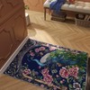 Vowkten Door Mat Indoor Entrance 2x3 Rug Machine Washable Floral