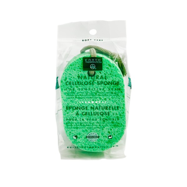 Earth Therapeutics Natural Cellulose Sponge (Green)