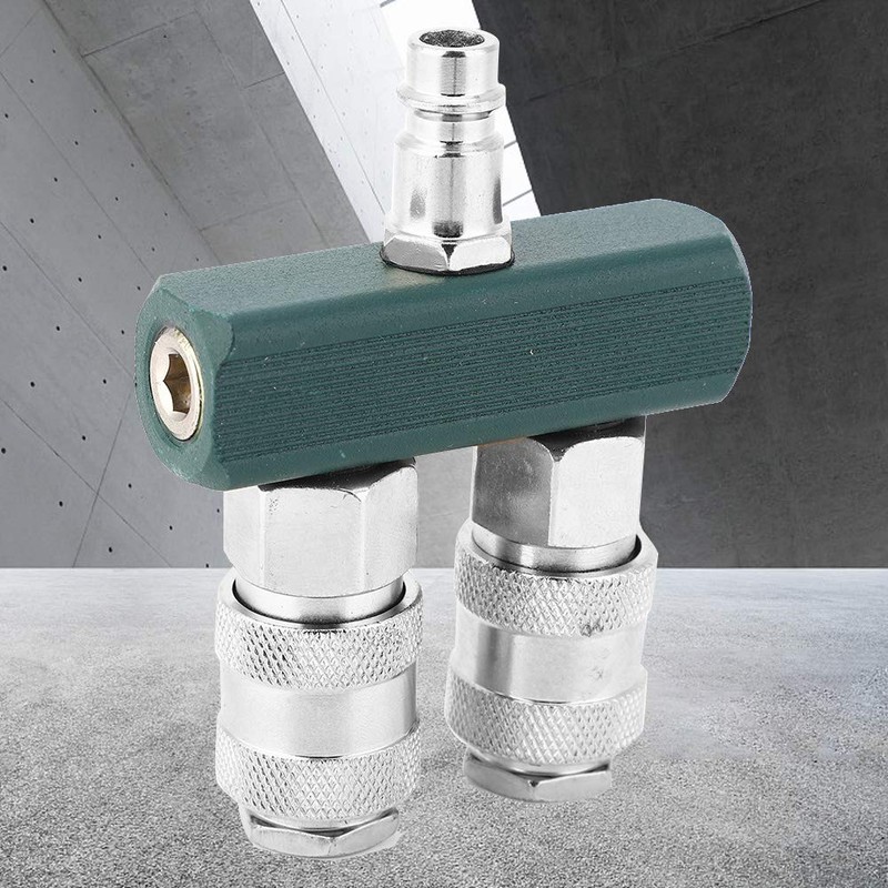 for Compressor Adapter, Air Compressor Connector, 2 Way Air Hose