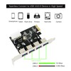 CERRXIAN 4-Port USB 3.0 Super Speed Card PCIe Express Controller