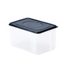 Inomata Chemical 1226 Clear Black Handy Stocker, Shallow Type, Made