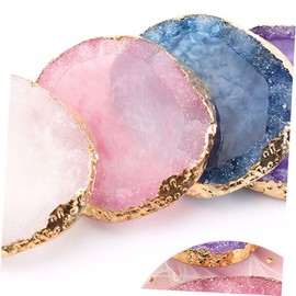 HONMEET Nail Art Palette Resin Agate Nails Plate Professional Manicure Tools for Display Plate