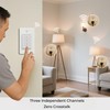 Remote Control Outlet: Wireless Light Switch with Wall Plate —