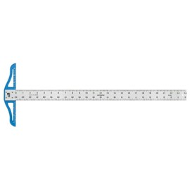 Fairgate 24" Aluminum T-Square t bar Ruler #fg63-124 Ruler, Read in inch, Made in USA