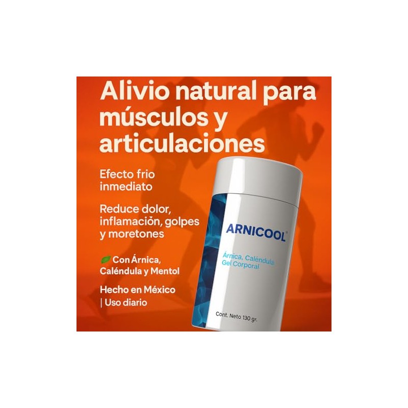 Gel de Árnica con Caléndula y Mentol | Efecto Frío