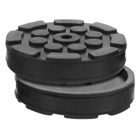 Alipis 2Pcs Automotive Jack Pad Adapter Rubber Floor Jack Disk for Lifting Vehicles Durable Non Slip Protection Reduces Noise and Vibration Maintenance Accessory