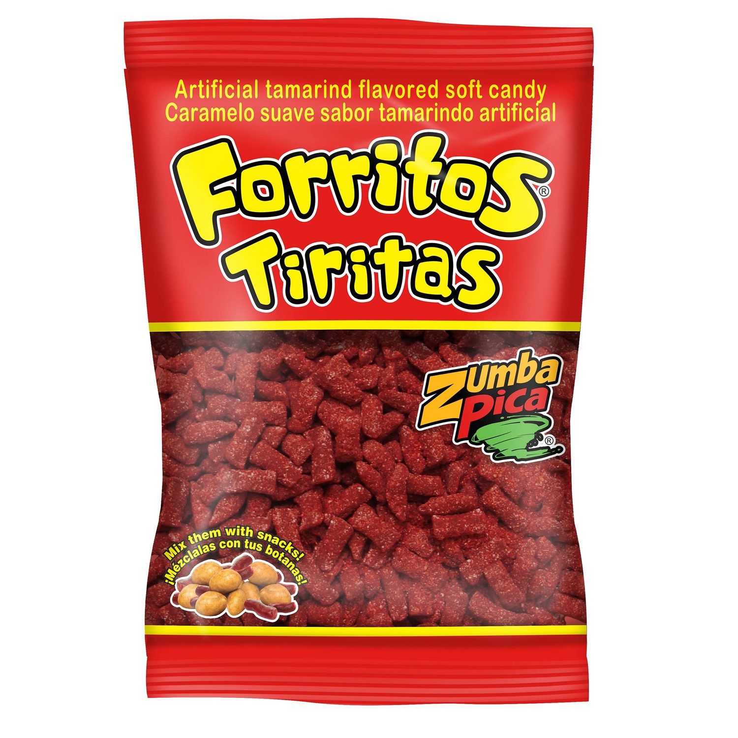 Zumba Pica Forritos Tiritas 12.3 oz (350 gr) - Tamarindo Mexican Candy ...