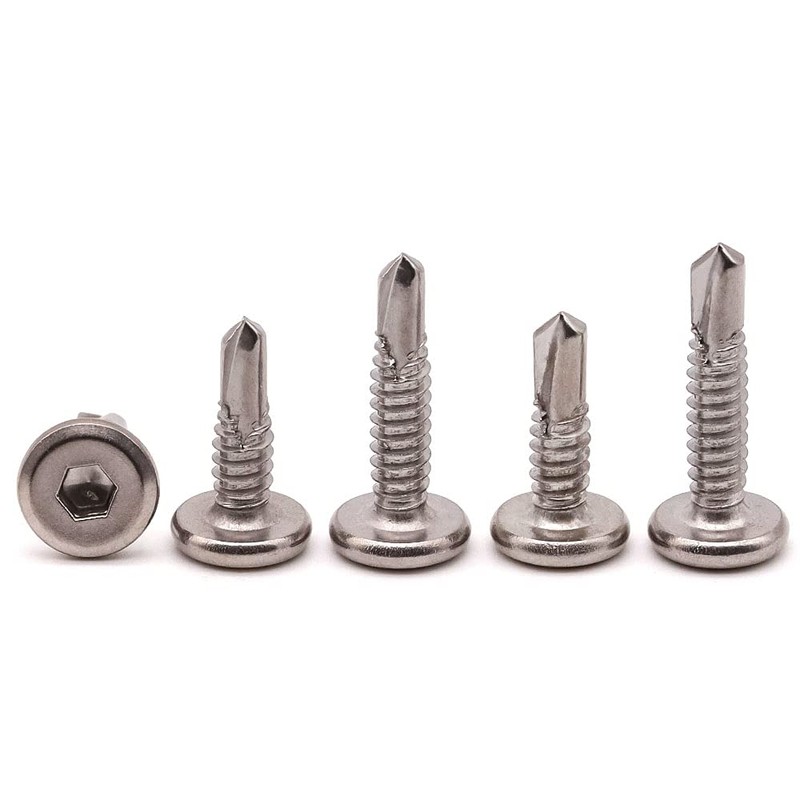 #12 x 2 (30 Pack) Flat Round Socket Head Cap