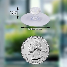 MinrzPet 10 Pcs Aquarium Lid Handle, Acrylic Round Handles with Adhesive for Fish Tank Cover, Fish Tank Accessories, Aquarium Lid Handle Replacement