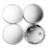 Wheel Center Caps 65mm 59mm 4pcs Chrome Plated Wheel Cover