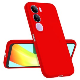 Longstong Handyhülle Kompatibel mit vivo V40 SE 80W (4G) (6.67"), Stoßfest Personalisiert Schlank Minimalistisches Design - Chinarot