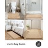 ILANGO Beige Bathroom Rugs 36" × 24" Non Slip &