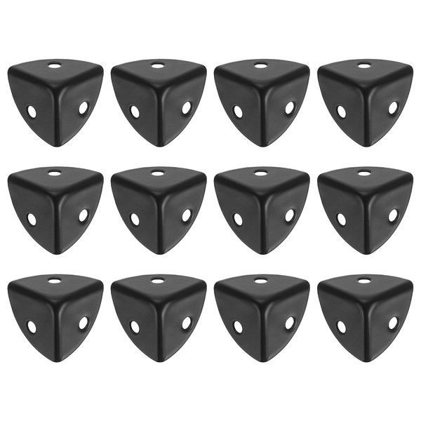 sourcing map 12Pcs Decorative Box Corner Cover, 18mm Metal Edge